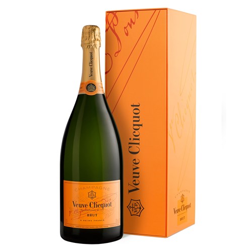 Magnum of Veuve Clicquot Brut Yellow Label 1.5L In Branded Gift Box - Trusted Seller